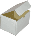 Flabco - Small White Shipping Box (5.75" x 4" x 3.75")